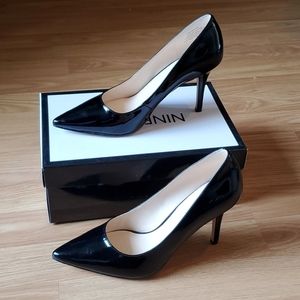 Nine West Black Heels 7.5